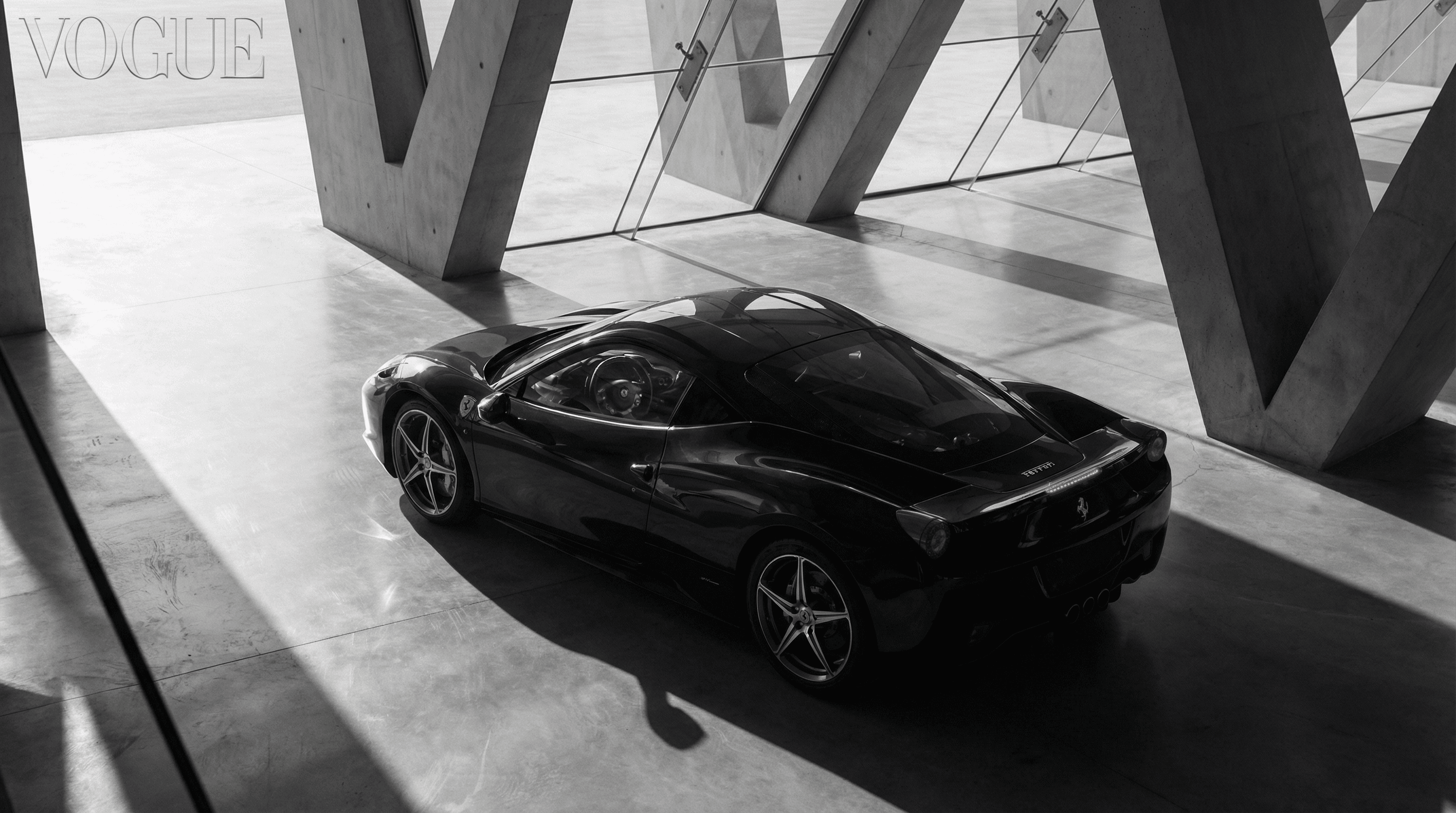 Ferrari in first gear